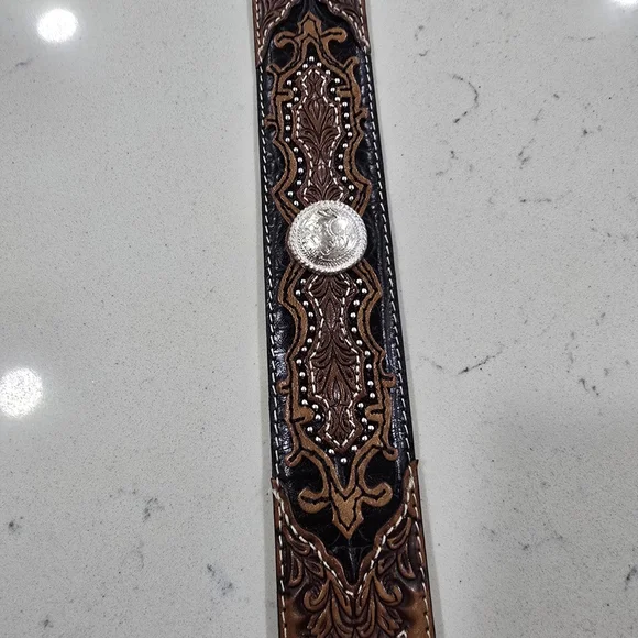 Tony Lama Western Style Belt - Picture 5 of 6